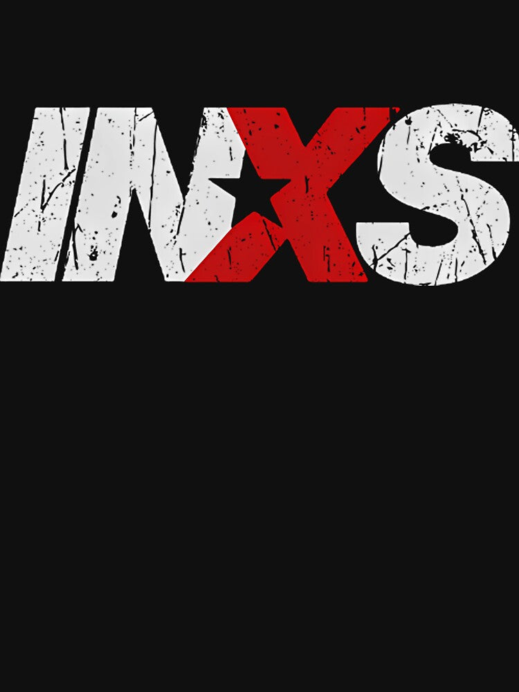 Inxs  Logo Vintage Illustration by ElsaScheffl T-Shirts, Hoodie, Sweatshirt | BlankRebels.com (Image 3)