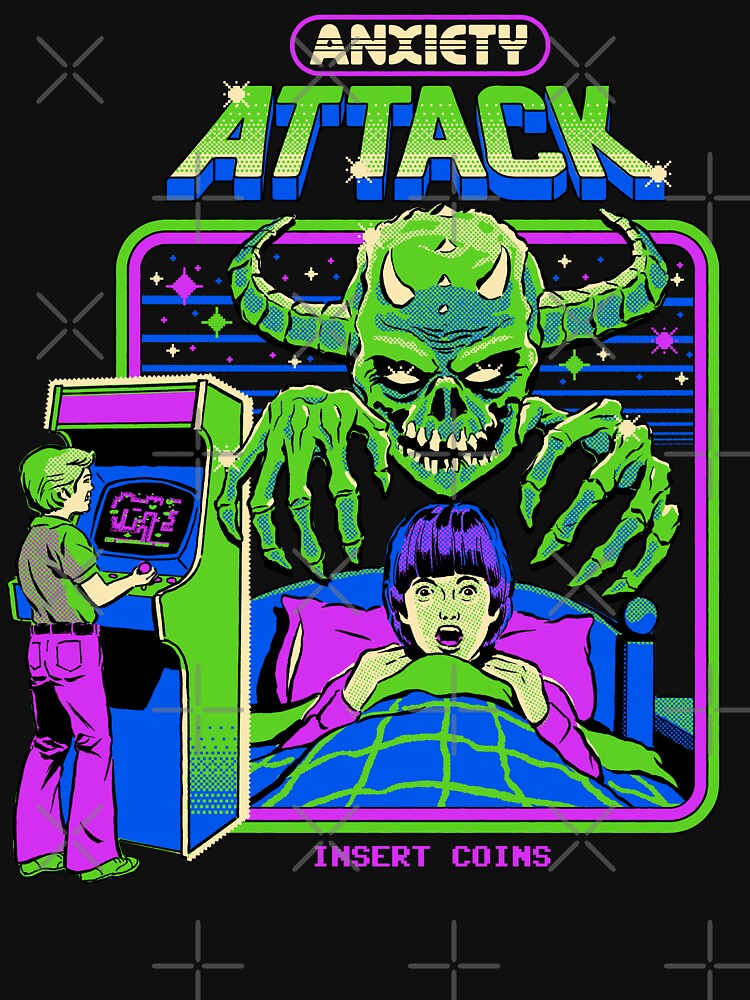 Anxiety Attack by Steven Rhodes T-Shirts, Hoodie, Sweatshirt | BlankRebels.com (Image 3)