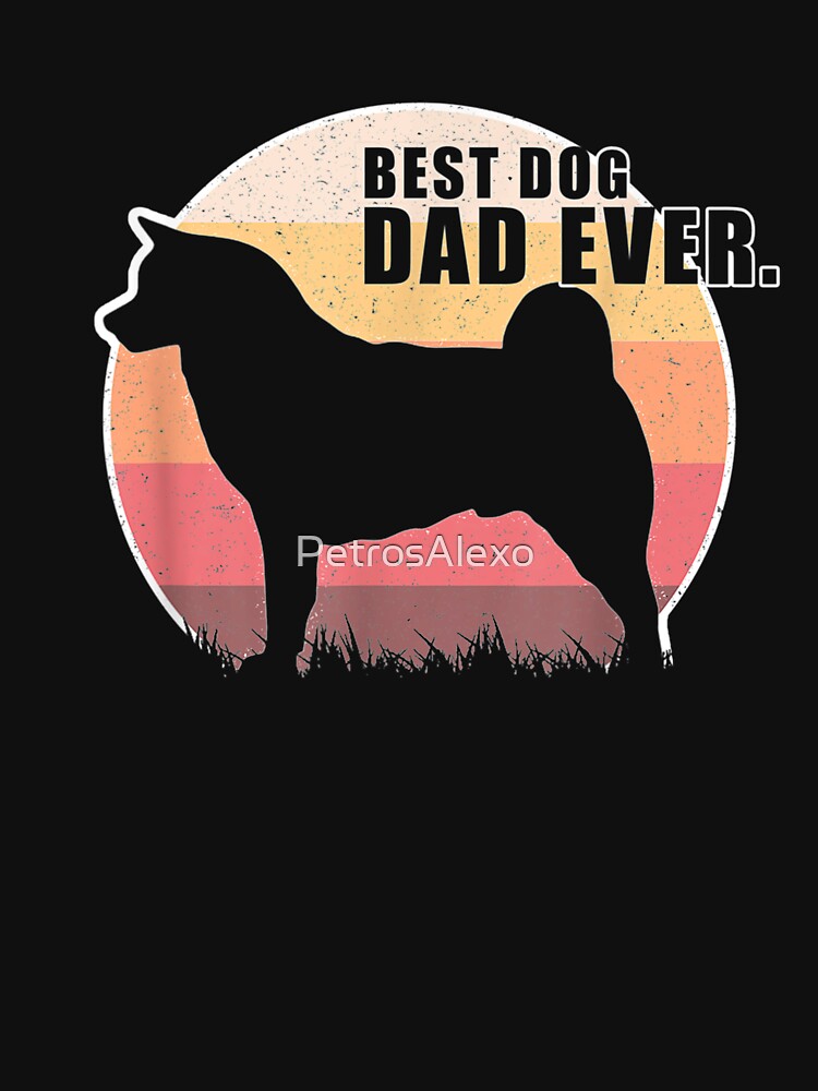 Vintage Retro Best Dog Dad Ever Shiba Inu T by PetrosAlexo T-Shirts, Hoodie, Sweatshirt | BlankRebels.com (Image 3)