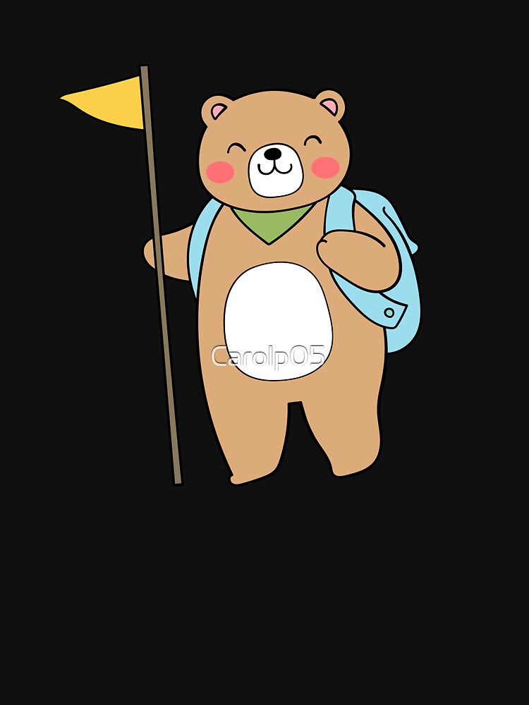 CUTE CAMPING BEAR | CAMPING by Carolp05 T-Shirts, Hoodie, Sweatshirt | BlankRebels.com (Image 3)