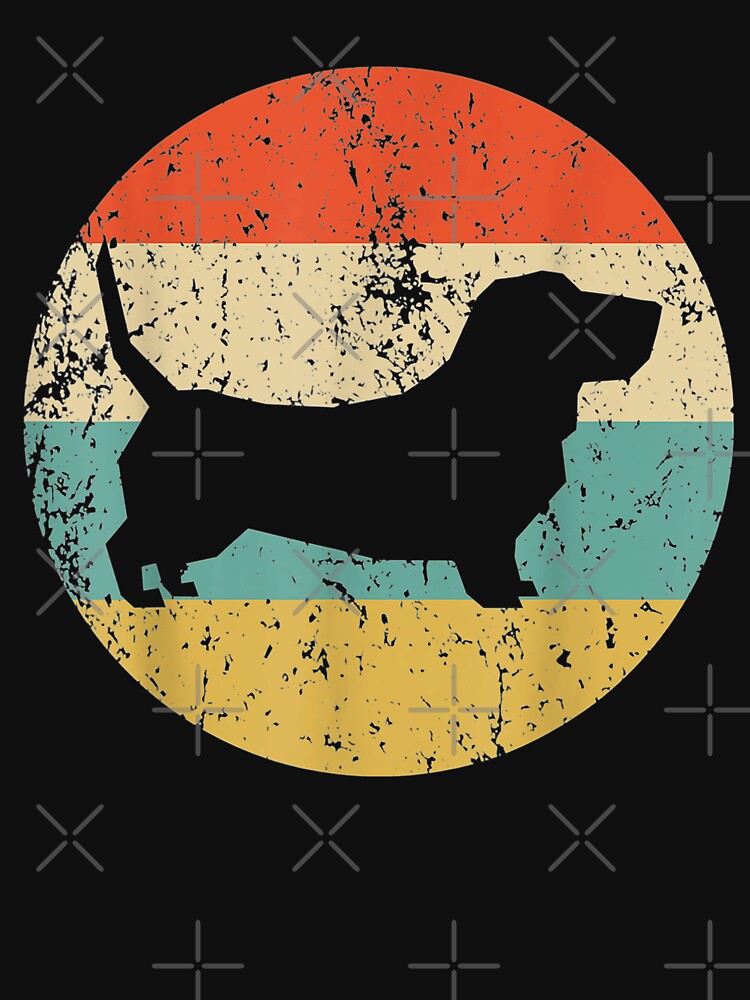 Basset Hound - Vintage Retro Basset Hound Dog by DailonisDumpji T-Shirts, Hoodie, Sweatshirt | BlankRebels.com (Image 3)