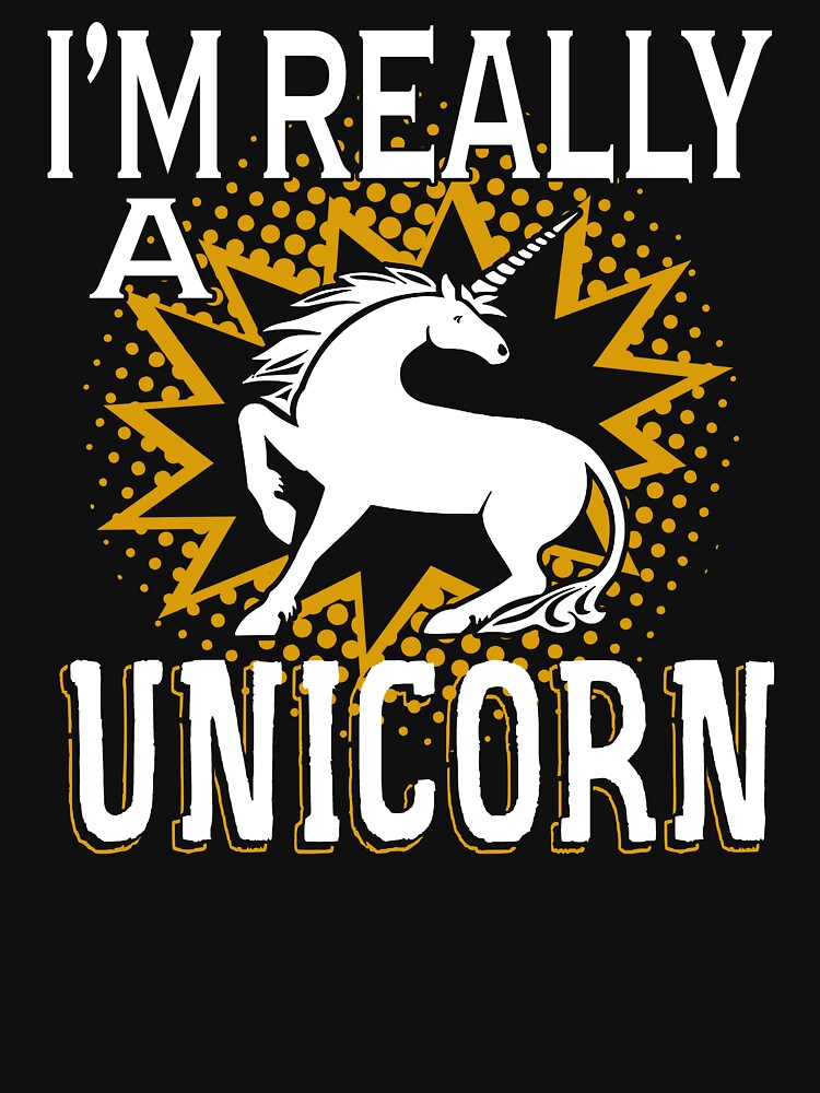 I'm Realy A Unicorn by UnknownArtistt T-Shirts, Hoodie, Sweatshirt | BlankRebels.com (Image 3)