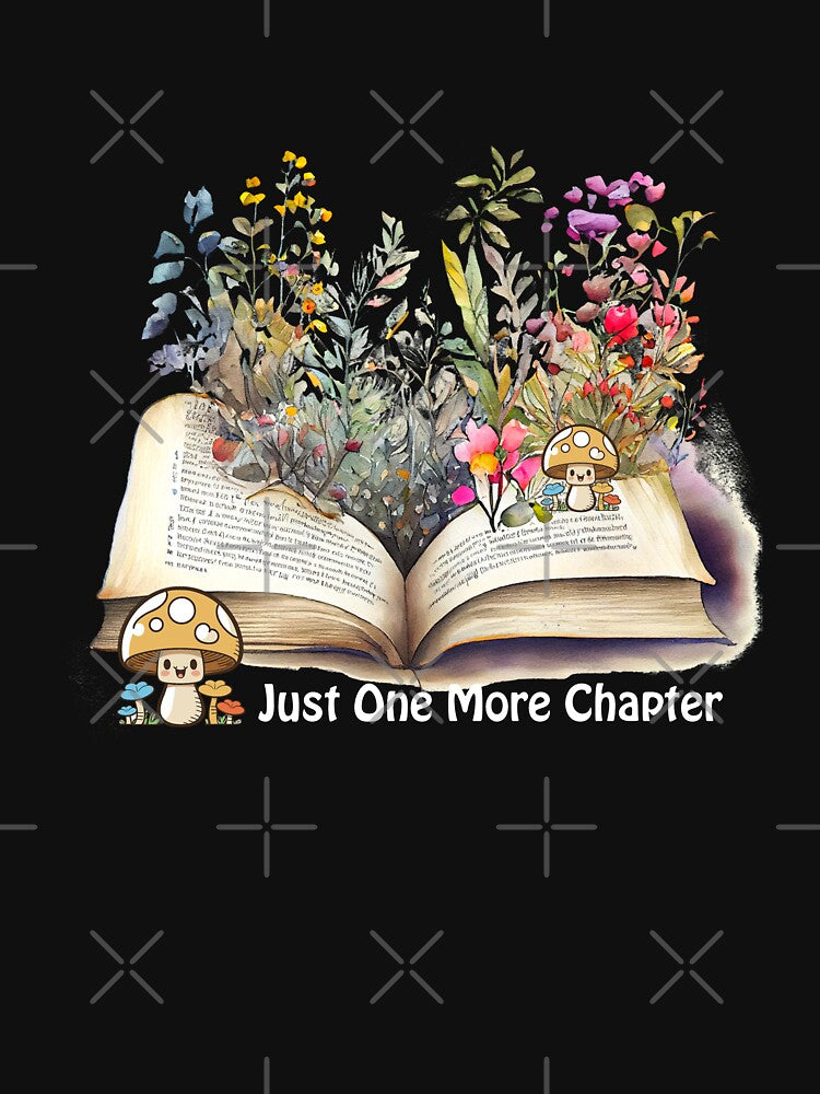 Aesthetic Book and Flowers | Book lovers Open book Blossoming Pages  T-Shirt gift idea by lemamis Hoodie,... (Image 3)