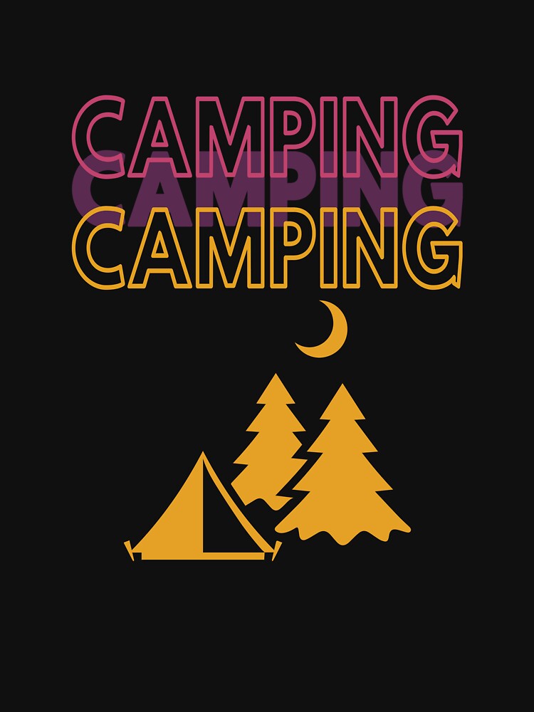 Camping 3 Word by Joanna-Asia T-Shirts, Hoodie, Sweatshirt | BlankRebels.com (Image 3)