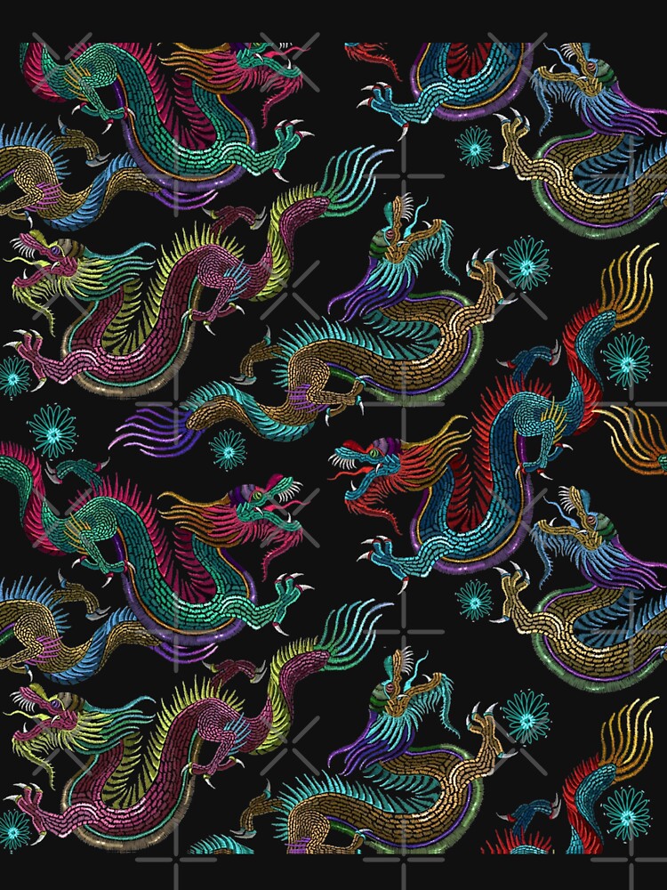Chinese Aesthetic Dragon, tattoo design by Dadya T-Shirts, Hoodie, Sweatshirt | BlankRebels.com (Image 3)