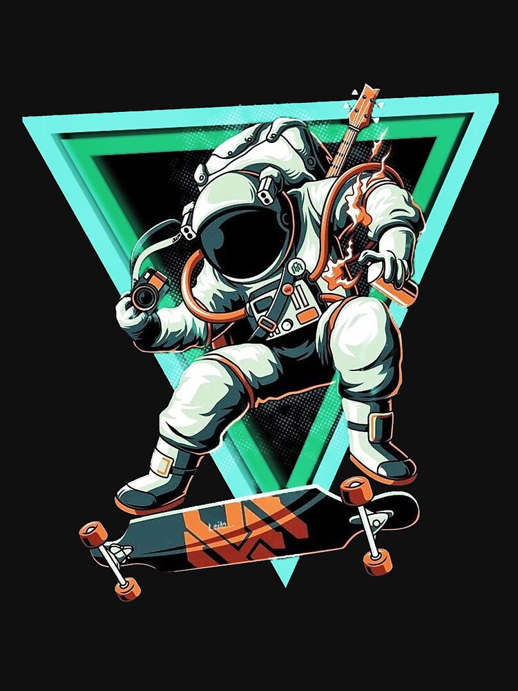 AstroSkateboard by baguswaelahh T-Shirts, Hoodie, Sweatshirt | BlankRebels.com (Image 3)