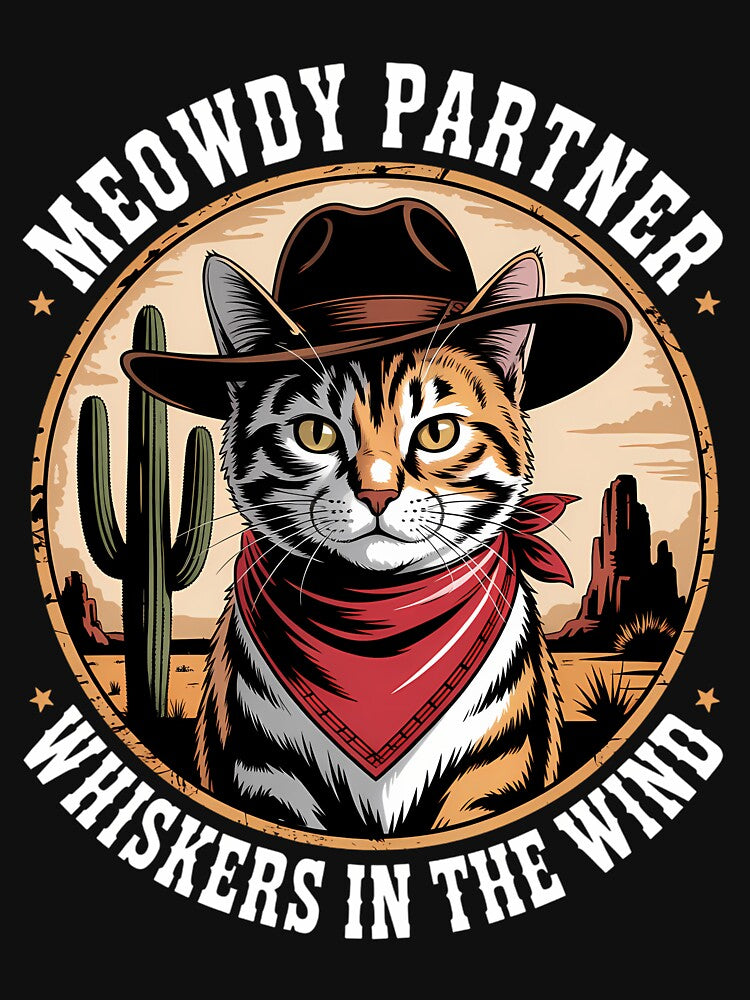 Cowboy Cat Cool by bongsentrang T-Shirts, Hoodie, Sweatshirt | BlankRebels.com (Image 3)