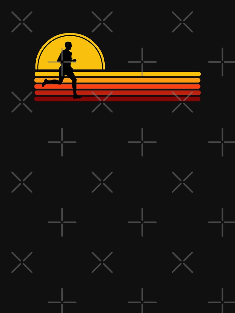 Run Free - Runner - Yellow Sunset by HeatherPore T-Shirts, Hoodie, Sweatshirt | BlankRebels.com (Image 3)