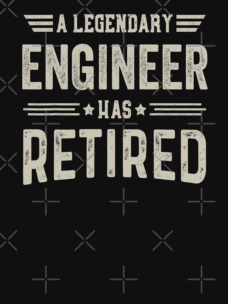 The Legendary engineer Has Retired T Shirt, engineer Retirement Party Gift, Legend, Retiring Birthday Christmas... (Image 3)