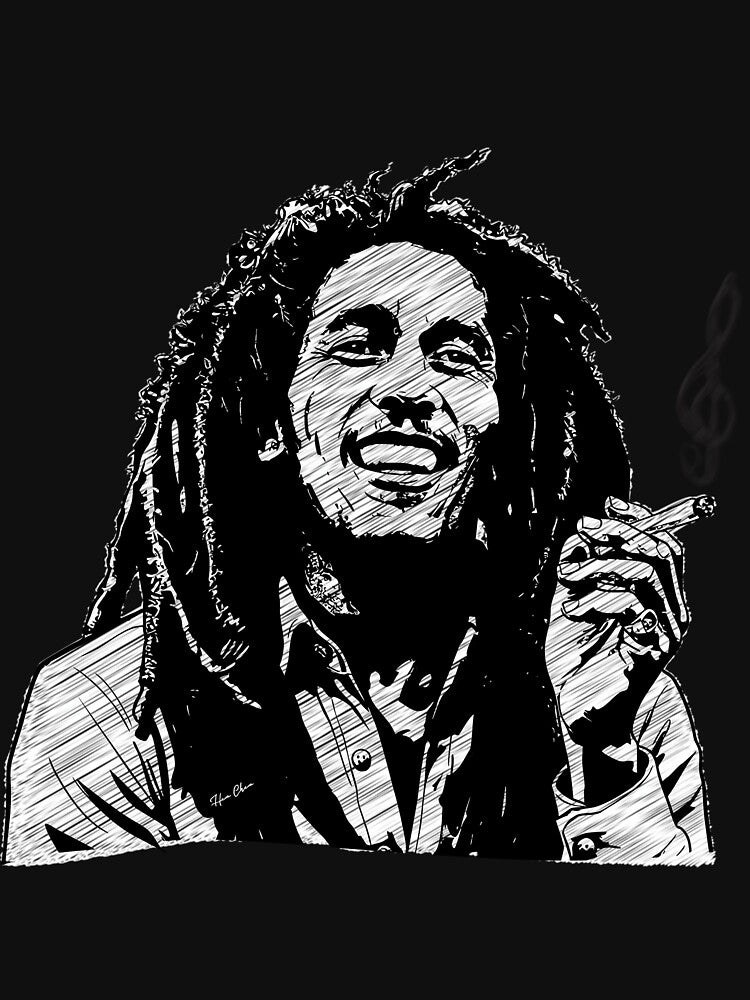 Marley Musical Vibes by brionaru T-Shirts, Hoodie, Sweatshirt | BlankRebels.com (Image 3)