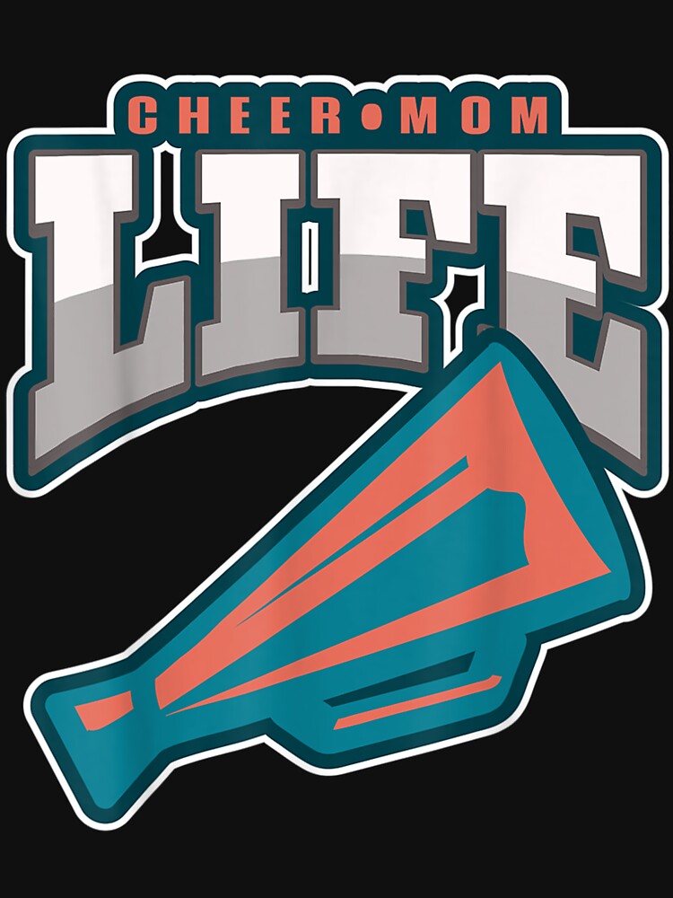Cheer Mom Life Cheerleader Mom Women Cheerleading Mom by laurenm233 T-Shirts, Hoodie, Sweatshirt | BlankRebels.com (Image 3)