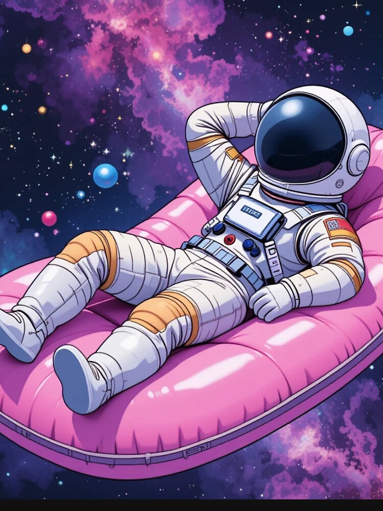 Chill Astronaut Floating in Space by PixelVibe782 T-Shirts, Hoodie, Sweatshirt | BlankRebels.com (Image 3)