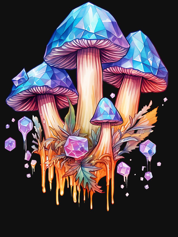 The Healing Properties of Crystal Mushrooms by Celestial Charm Co T-Shirts, Hoodie, Sweatshirt | BlankRebels.com (Image 3)
