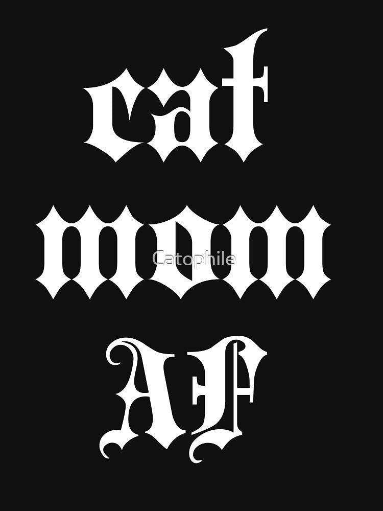 cat mom af Alt Aesthetic retro vintage gothic by Catophile T-Shirts, Hoodie, Sweatshirt | BlankRebels.com (Image 3)