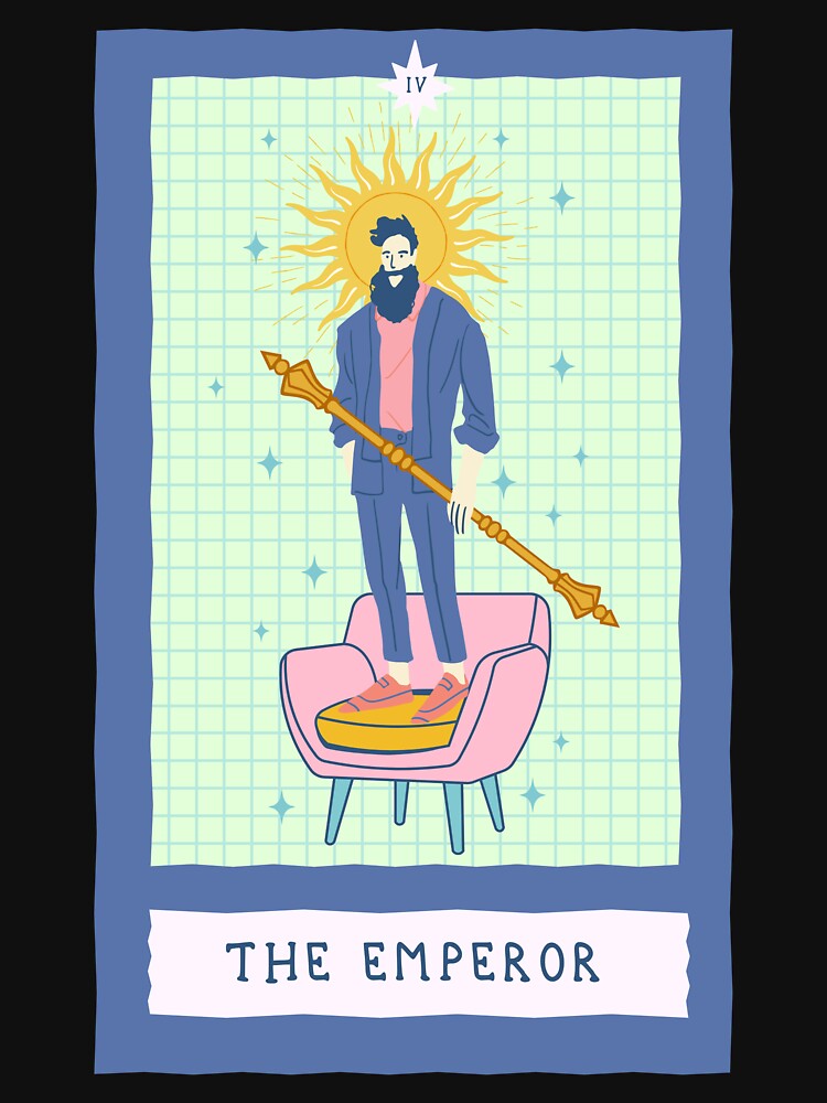 The Emperor IV Tarot Card by stonedwitch T-Shirts, Hoodie, Sweatshirt | BlankRebels.com (Image 3)