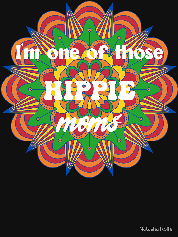 Hippie Mom Mandala by Natasha Rolfe T-Shirts, Hoodie, Sweatshirt | BlankRebels.com (Image 3)