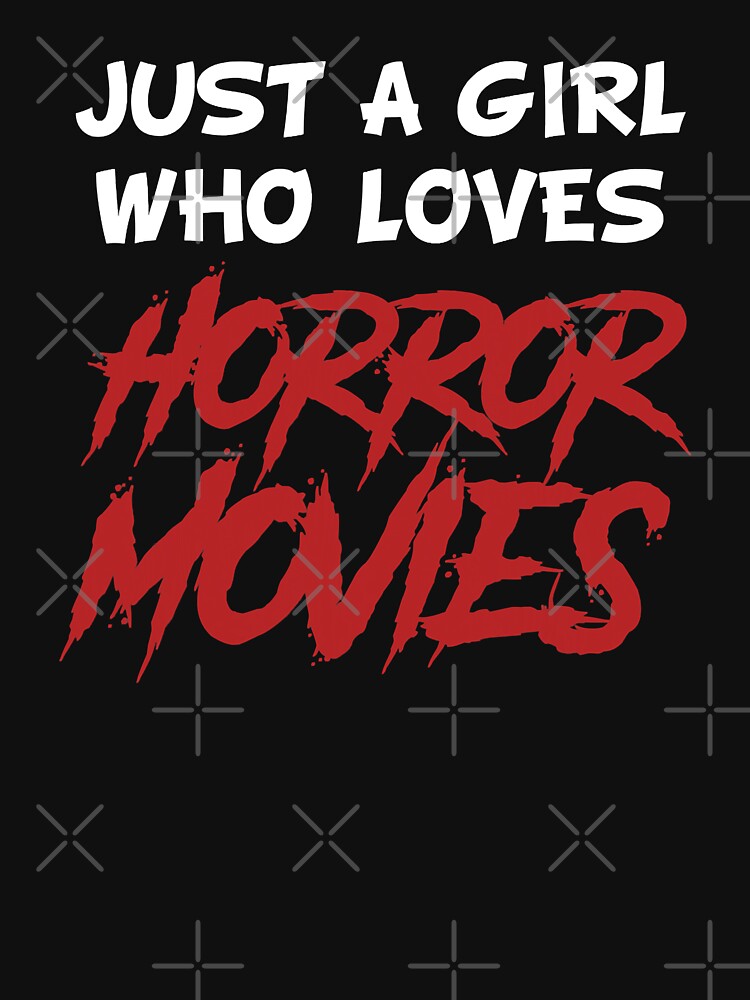 Just A Girl Who Loves Horror Movies Halloween by MalloWilli T-Shirts, Hoodie, Sweatshirt | BlankRebels.com (Image 3)