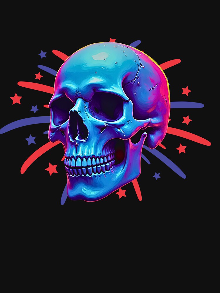 Neon Graffiti Skull Art – Cyberpunk Streetwear Glow Design by Pixel Outfit T-Shirts, Hoodie, Sweatshirt (Image 3)