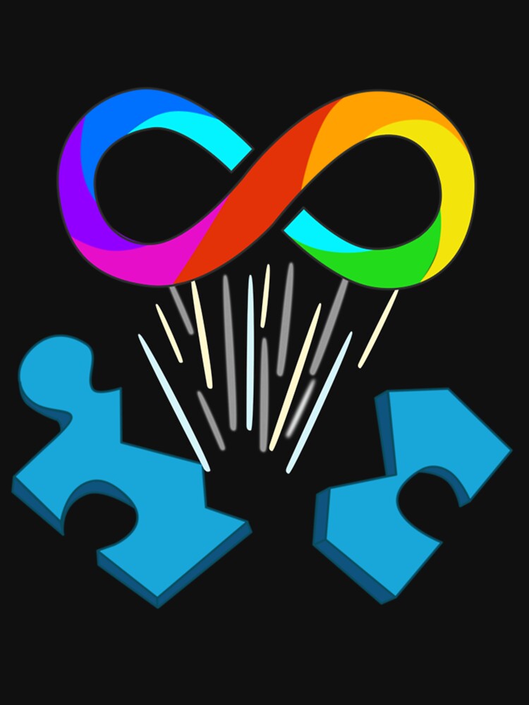 Autism Acceptance - Infinity sign by hoiurara T-Shirts, Hoodie, Sweatshirt | BlankRebels.com (Image 3)