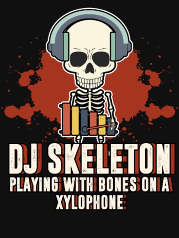 DJ Skeleton by KaiHavert T-Shirts, Hoodie, Sweatshirt | BlankRebels.com (Image 3)