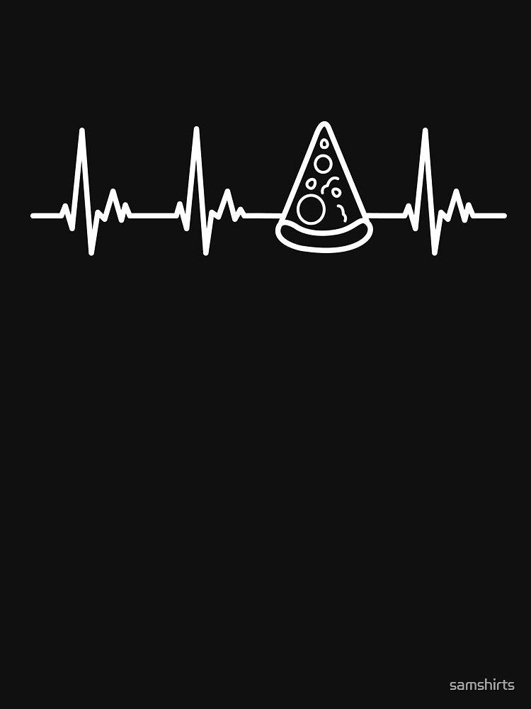 My Heart Beats for Pizza by samshirts T-Shirts, Hoodie, Sweatshirt | BlankRebels.com (Image 3)