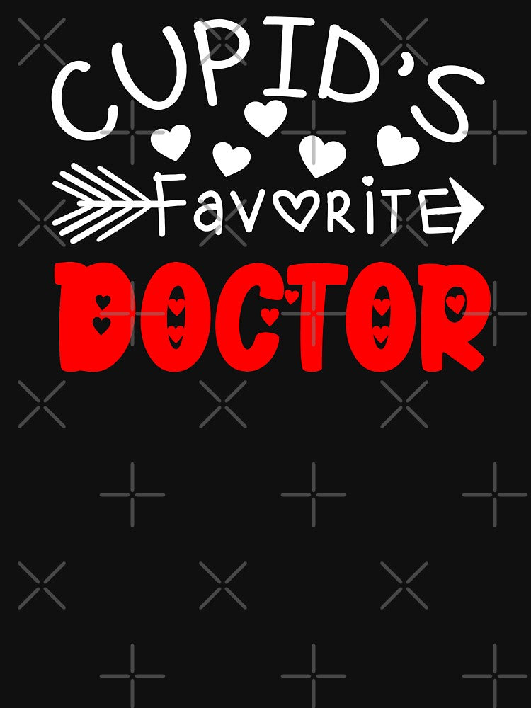 Valentines Day Gift For Doctor: Cupid's Favorite Doctor by AMINE  ★★★★★ T-Shirts, Hoodie, Sweatshirt (Image 3)