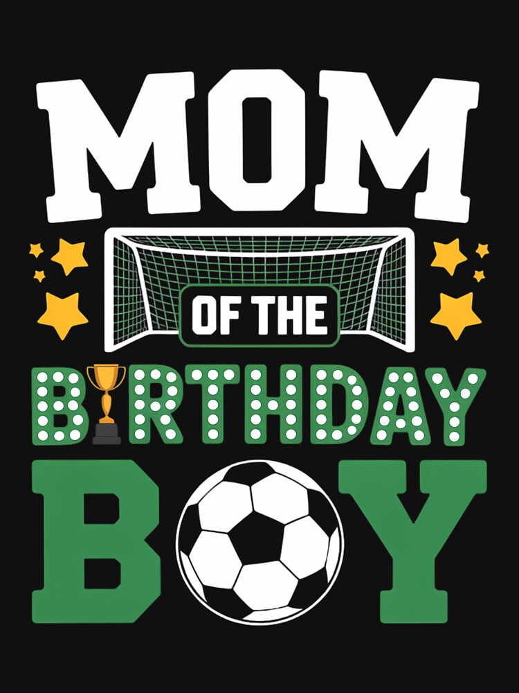 Soccer Mom Birthday Boy Party Soccer Family Matching by papertaless