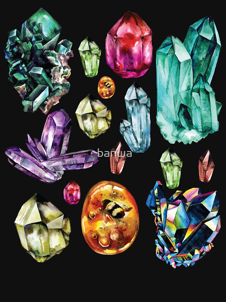 Gems Crystals & Amber Crystal Healing by banwa T-Shirts, Hoodie, Sweatshirt | BlankRebels.com (Image 3)