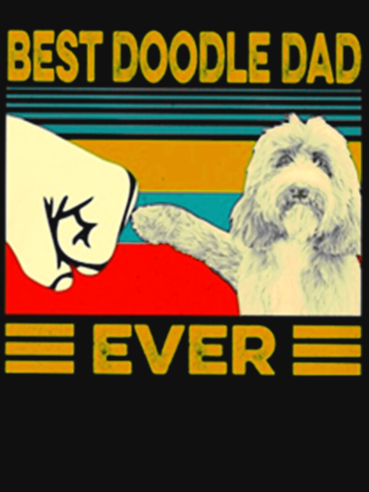 Vintage best Doodle dad ever T-shirt by RithaMatch