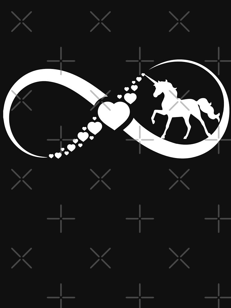 Unicorn Infinity white by skylove94 T-Shirts, Hoodie, Sweatshirt | BlankRebels.com (Image 3)