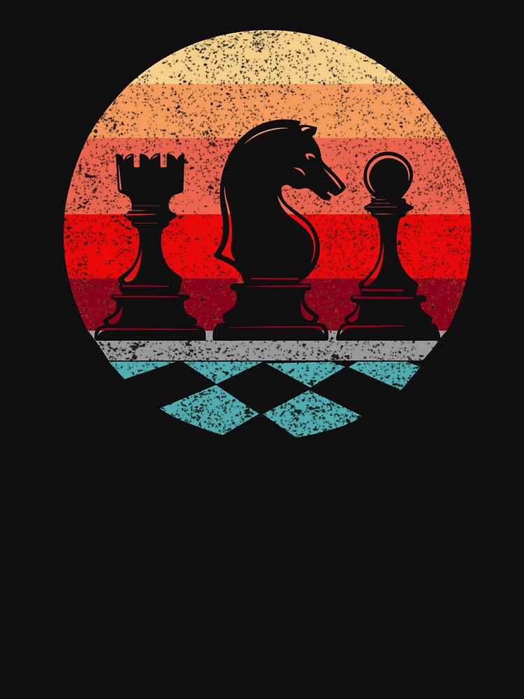 Chess Retro Pieces by ThePawnStore T-Shirts, Hoodie, Sweatshirt | BlankRebels.com (Image 3)