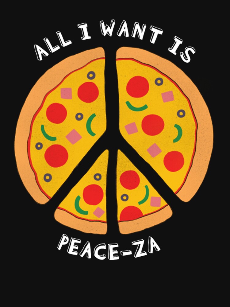 Love Pizza Love Peace by TED-DESIGN T-Shirts, Hoodie, Sweatshirt | BlankRebels.com (Image 3)