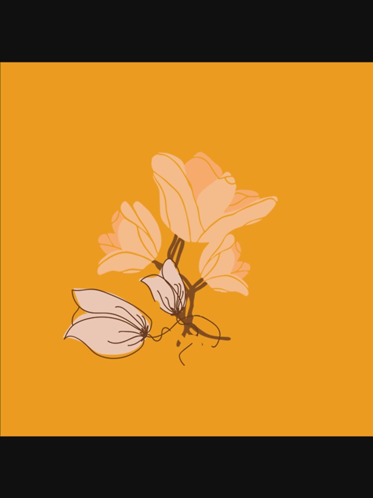 Aesthetic Flower Sketch Classic T-Shirt by rikazr6sr1 Hoodie, Sweatshirt | BlankRebels.com (Image 3)