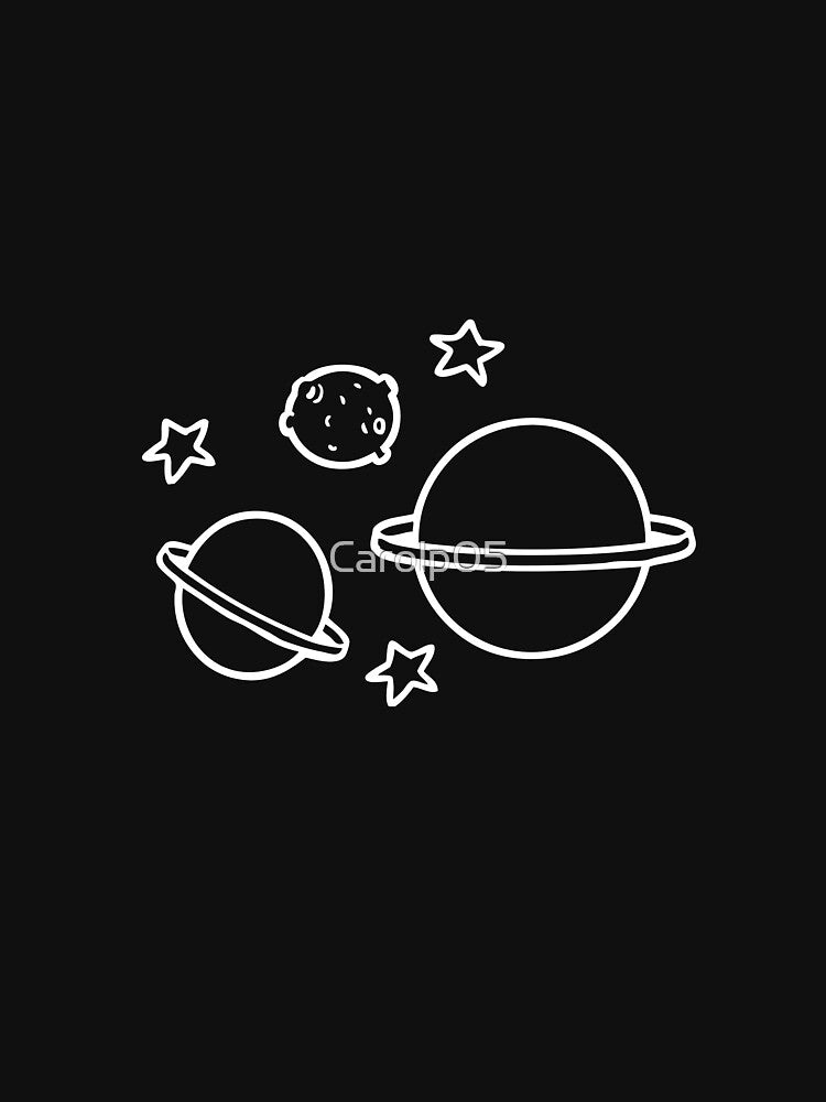COSMIC VINTAGE PLANET by Carolp05 T-Shirts, Hoodie, Sweatshirt | BlankRebels.com (Image 3)
