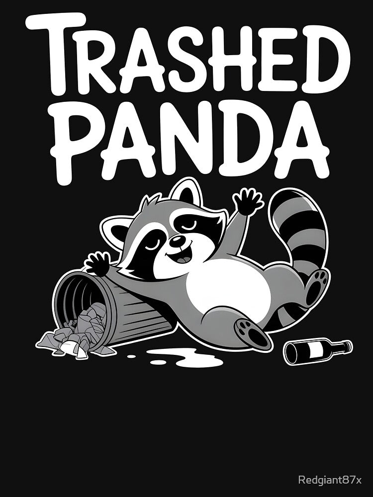Trashed Panda Drunk Raccoon – Classic Trashed Panda Shirt Humor by Redgiant87x Hoodie, Sweatshirt | BlankRebels.com (Image 3)