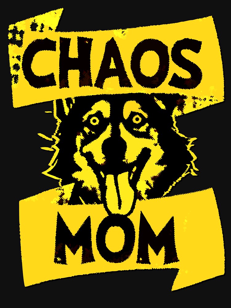 Chaos Mom: Funny Dog – Punk Pet Lover Design by VikArtStudio T-Shirts, Hoodie, Sweatshirt | BlankRebels.com (Image 3)