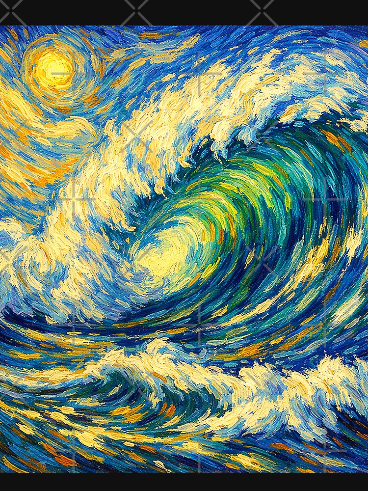 Vibrant Ocean Dream Wave by alw951 T-Shirts, Hoodie, Sweatshirt | BlankRebels.com (Image 3)