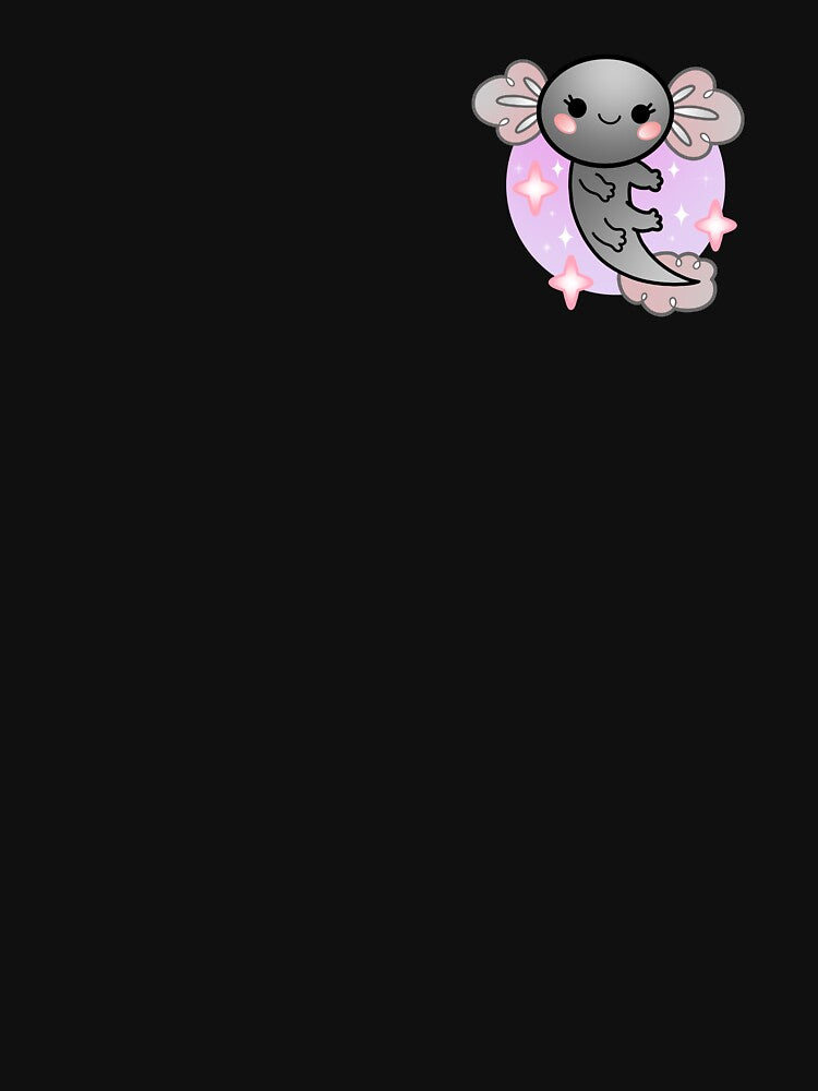 Grey Axolotl by BlackCatRhi T-Shirts, Hoodie, Sweatshirt | BlankRebels.com (Image 3)