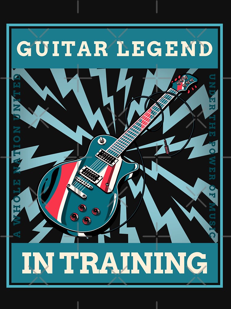 Guitar Legend in Training Fathers Day Musician Retro by Winter--Flowers T-Shirts, Hoodie, Sweatshirt (Image 3)