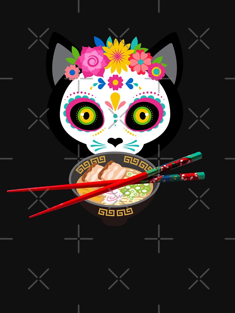 Kawaii Cat skull design by AGDesignstore T-Shirts, Hoodie, Sweatshirt | BlankRebels.com (Image 3)