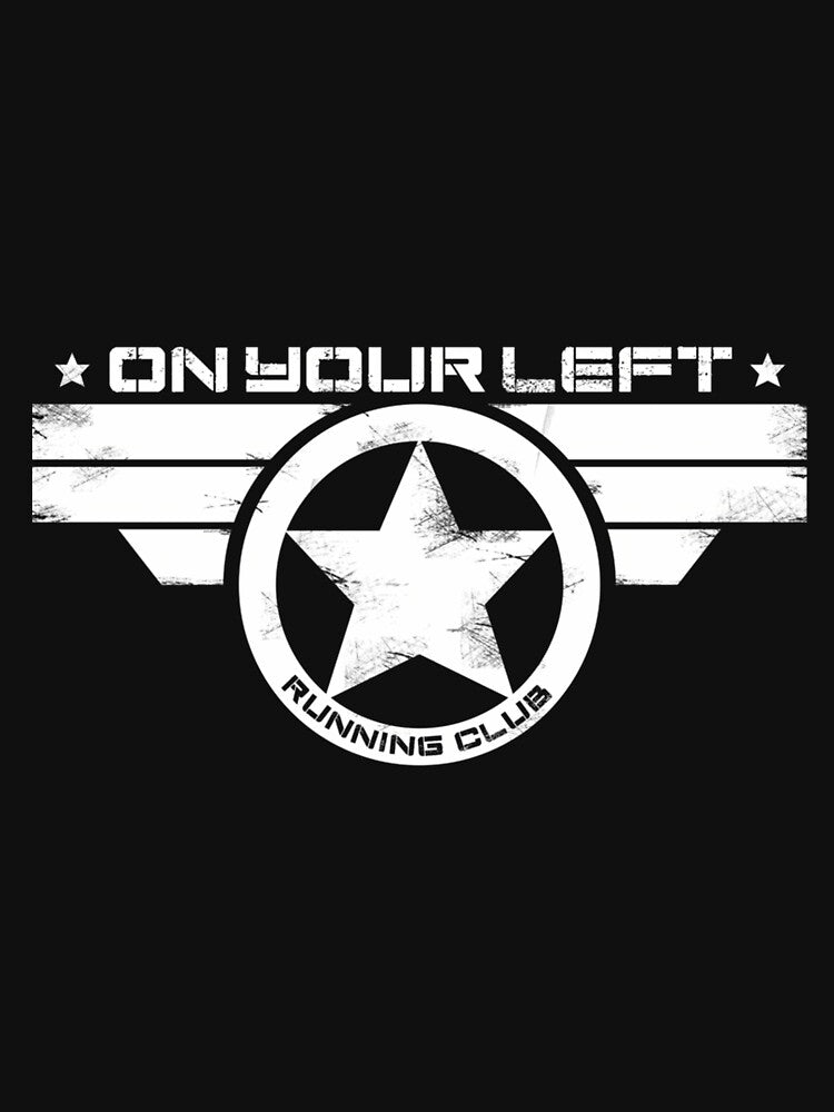 On Your Left Running Club Distressed Print by ABORIKA T-Shirts, Hoodie, Sweatshirt | BlankRebels.com (Image 3)