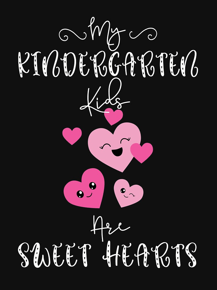 Kindergarten Valentine Teacher Cute Gift My Sweetheart Kids by Sapphire Star T-Shirts, Hoodie, Sweatshirt (Image 3)