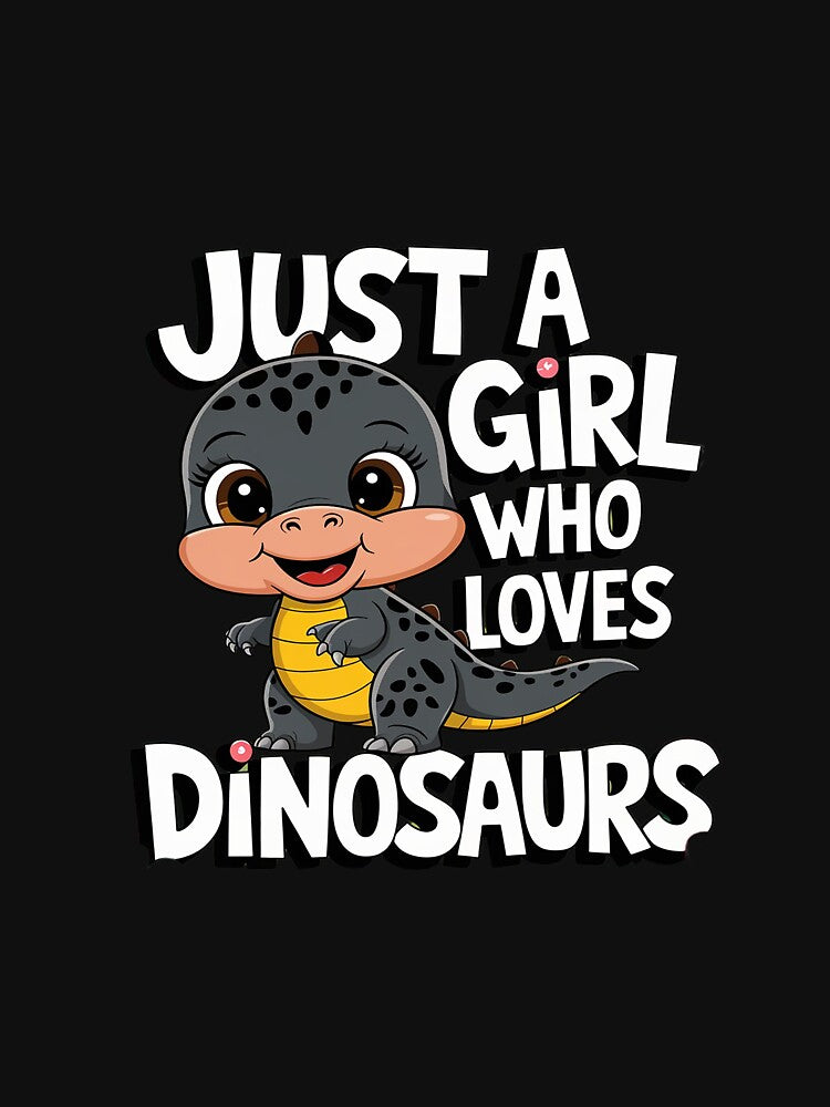 Just a Girl Who Loves Dinosaurs Dino by AquaKiev T-Shirts, Hoodie, Sweatshirt | BlankRebels.com (Image 3)