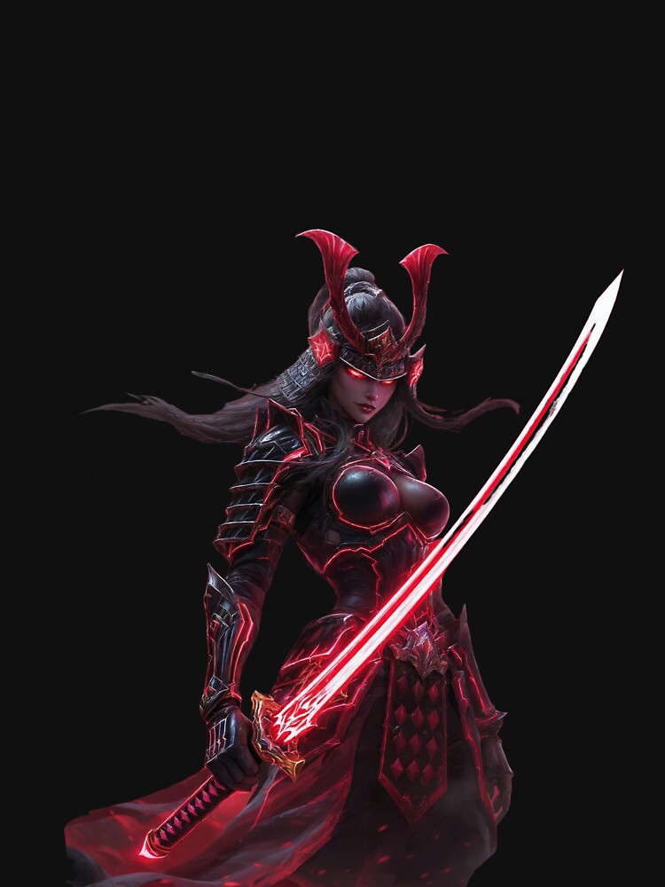 Crimson Blade Dark Warrior by AspisArtworks T-Shirts, Hoodie, Sweatshirt | BlankRebels.com (Image 3)
