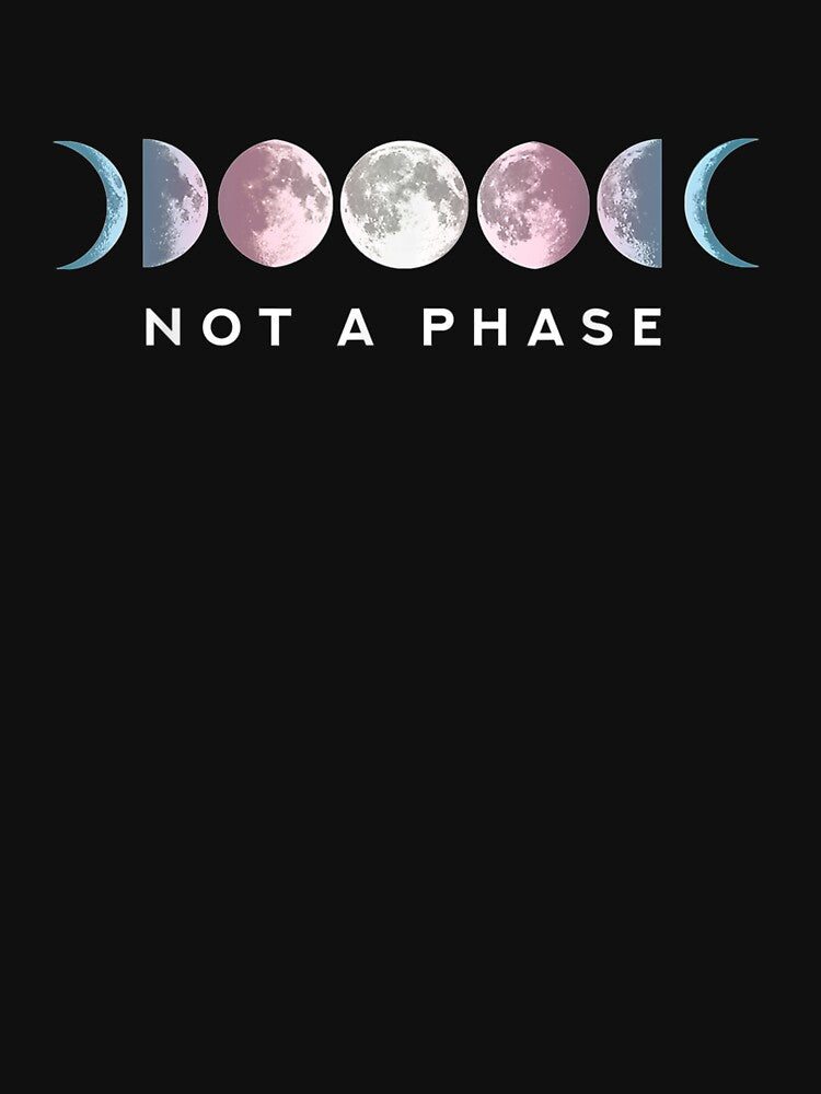 Not a phase Moon LGBT Trans Pride Transgender T-Shirt by Lukifo-Glacier Hoodie, Sweatshirt | BlankRebels.com (Image 3)