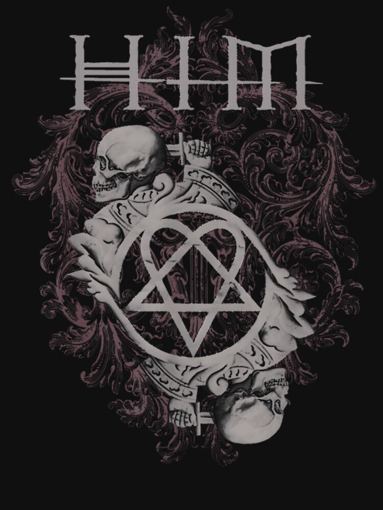 Ville Valo Him Dual Skull by BellaGraphicCo T-Shirts, Hoodie, Sweatshirt | BlankRebels.com (Image 3)