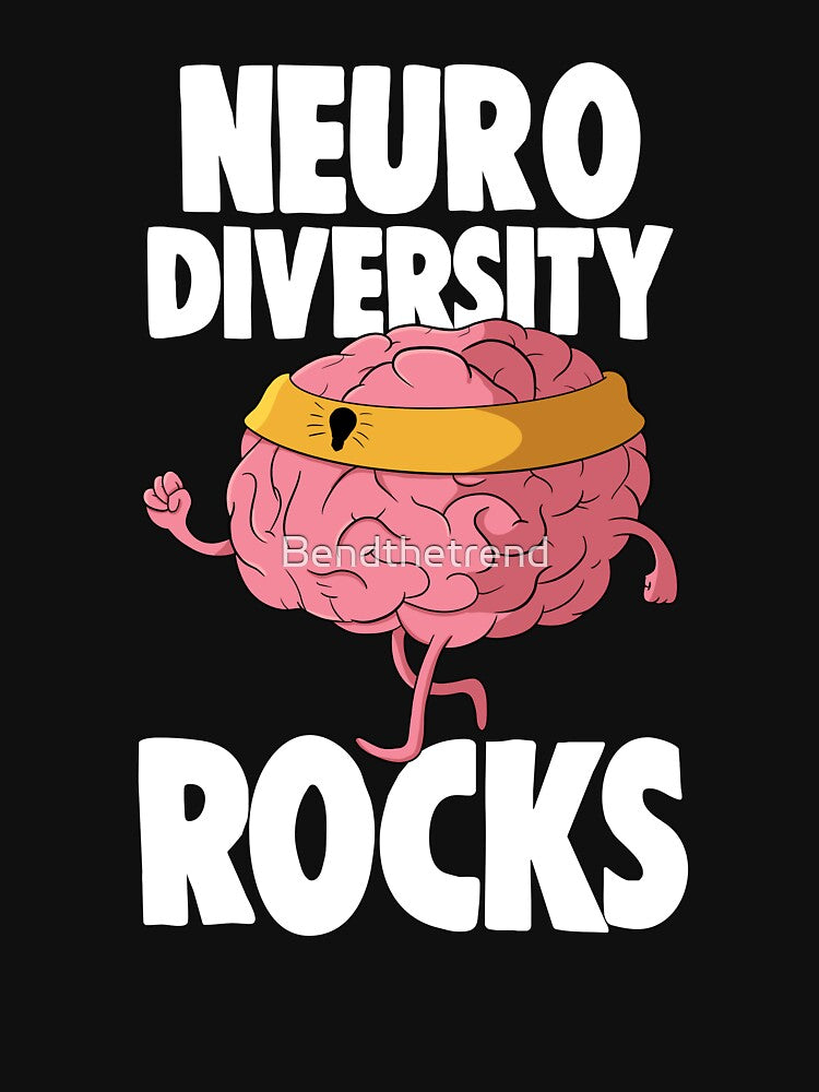 Neuro Diversity Rocks by Bendthetrend T-Shirts, Hoodie, Sweatshirt | BlankRebels.com (Image 3)