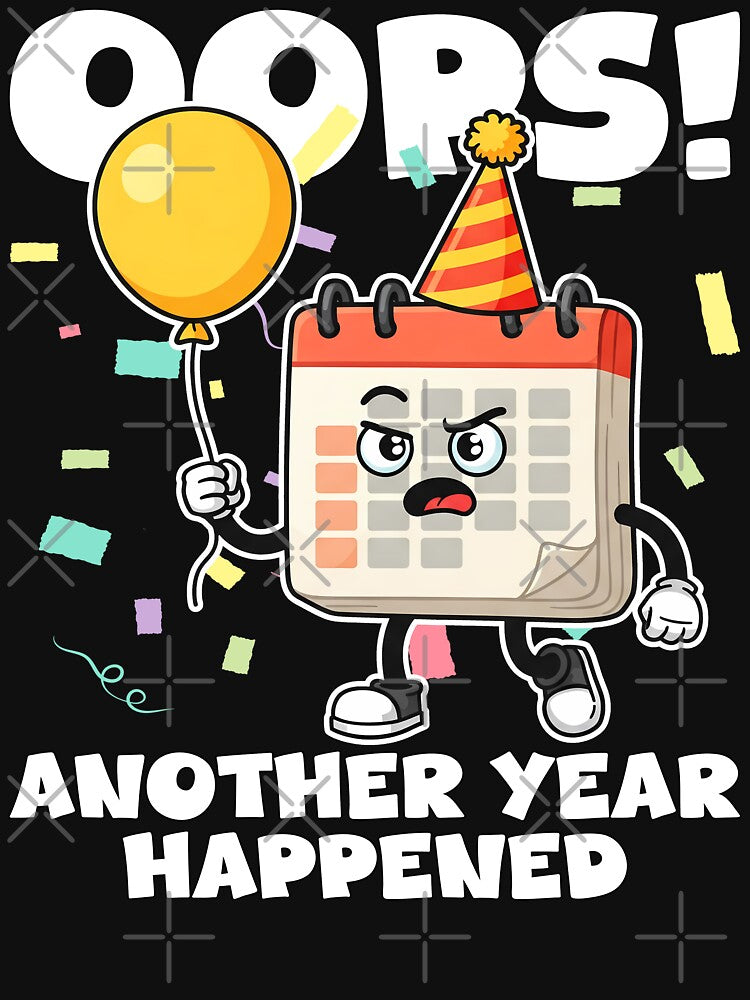 OOPS! ANOTHER YEAR HAPPENED - HAPPY BIRTHDAY GIFT by KEF Custom T-Shirts, Hoodie, Sweatshirt | BlankRebels.com (Image 3)