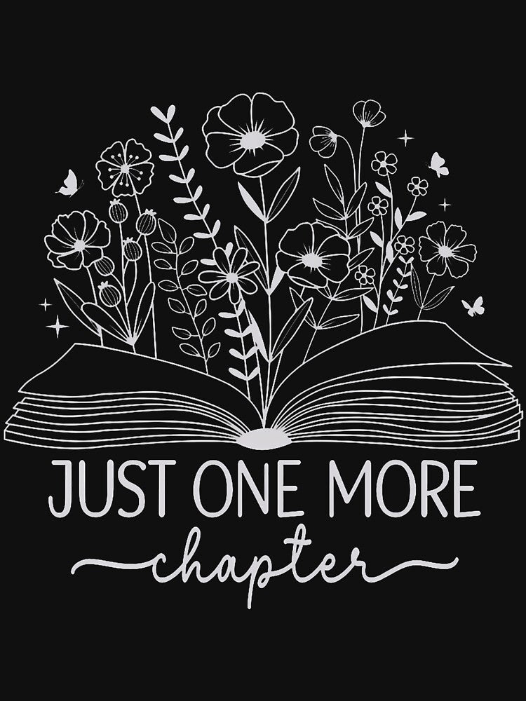 Just One More Chapter Bookish Book Reading Purple Lavender by desuyomoskov7 T-Shirts, Hoodie, Sweatshirt (Image 3)