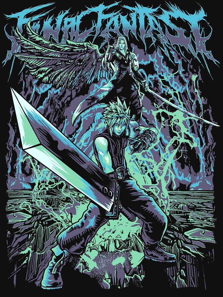 Final Fantasy Fan Art by Moth Punch T-Shirts, Hoodie, Sweatshirt | BlankRebels.com (Image 3)